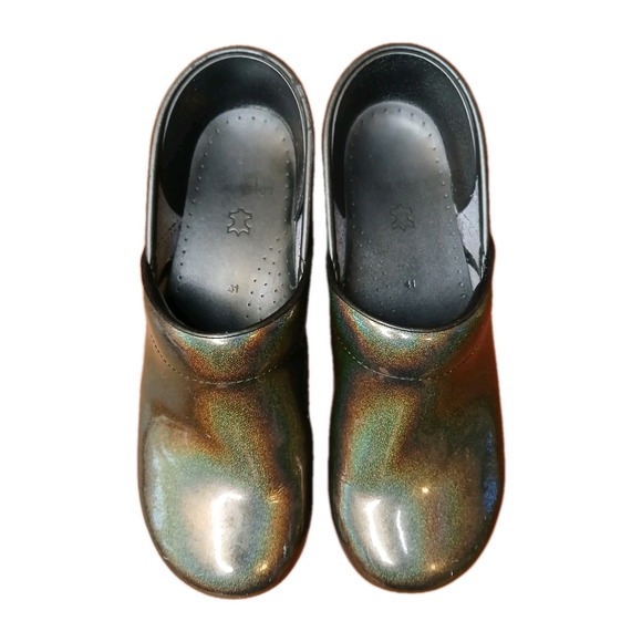 Dansko Professional Clog Black Pro Patent Leather Comfort EU 41 US 10.5/11 #1154 - Picture 7 of 11